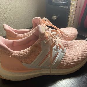 Light pink adidas ultra boosts!